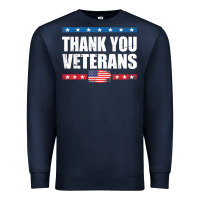 Navy Shirts For Veterans, Thank You Veterans Shirt Veterans Day Premium Sweatshirt - lanVoArt