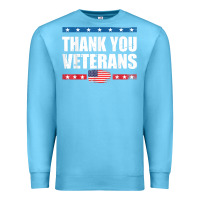 Ocean Blue Shirts For Veterans, Thank You Veterans Shirt Veterans Day Premium Sweatshirt - lanVoArt