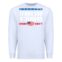 White Shirts For Veterans, Thank You Veterans Shirt Veterans Day Premium Sweatshirt - lanVoArt