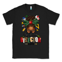 Black assistant director life afro messy bun Classic Tee - texasbilliewilder