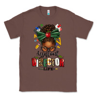 Chestnut assistant director life afro messy bun Classic Tee - texasbilliewilder
