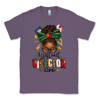 Lavender assistant director life afro messy bun Classic Tee - texasbilliewilder