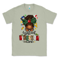 Matcha assistant director life afro messy bun Classic Tee - texasbilliewilder