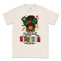Natural assistant director life afro messy bun Classic Tee - texasbilliewilder