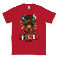Red assistant director life afro messy bun Classic Tee - texasbilliewilder