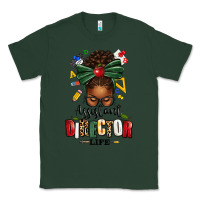 Sports Green assistant director life afro messy bun Classic Tee - texasbilliewilder