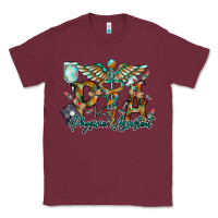 Burgundy physician assistant Classic Tee - RacoonDesign