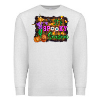 Oatmeal Heather it's spooky season halloween Premium Sweatshirt - Artiststas