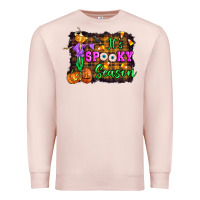Pale Pink it's spooky season halloween Premium Sweatshirt - Artiststas