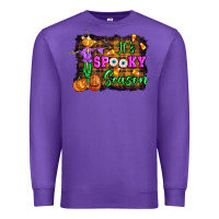 Purple it's spooky season halloween Premium Sweatshirt - Artiststas