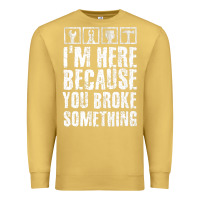 Antique Gold construction crew funny contractor gift premium t shirt Premium Sweatshirt - lanVoArt
