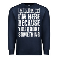 Navy construction crew funny contractor gift premium t shirt Premium Sweatshirt - lanVoArt