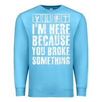 Ocean Blue construction crew funny contractor gift premium t shirt Premium Sweatshirt - lanVoArt