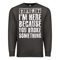 Smoke construction crew funny contractor gift premium t shirt Premium Sweatshirt - lanVoArt