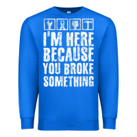 True Royal construction crew funny contractor gift premium t shirt Premium Sweatshirt - lanVoArt
