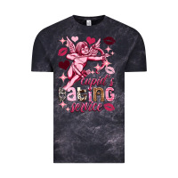 Cloud Black Cupid's dating service Valentine's Day Vintage Tee - HowdyJamesFarm