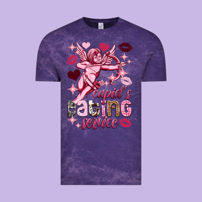 Cupid's Dating Service Valentine's Day Vintage Tee Designed By Howdyjamesfarm