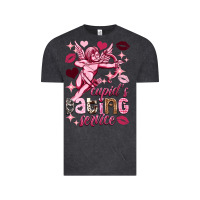 Vintage Black Cupid's dating service Valentine's Day Vintage Tee - HowdyJamesFarm