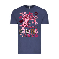 Vintage Denim Cupid's dating service Valentine's Day Vintage Tee - HowdyJamesFarm