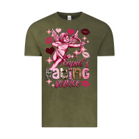 Vintage Olive Cupid's dating service Valentine's Day Vintage Tee - HowdyJamesFarm