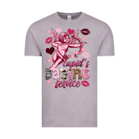 Vintage Zinc Cupid's dating service Valentine's Day Vintage Tee - HowdyJamesFarm