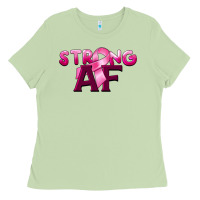 Matcha strong af breast cancer Ladies Tee - BarkalooDesign