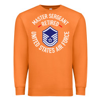 Carrot Limited Edition Master Sergeant Retired Air Force Military Retiremen Premium Sweatshirt - lanVoArt