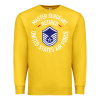 Lemon Limited Edition Master Sergeant Retired Air Force Military Retiremen Premium Sweatshirt - lanVoArt