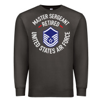 Smoke Limited Edition Master Sergeant Retired Air Force Military Retiremen Premium Sweatshirt - lanVoArt