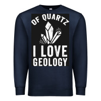 Navy of quartz i love geology Premium Sweatshirt - lanVoArt