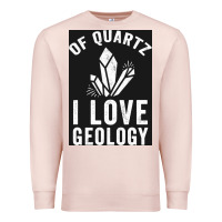 Pale Pink of quartz i love geology Premium Sweatshirt - lanVoArt