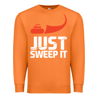 Carrot just sweep it! funny curling sports gift hoodie Premium Sweatshirt - lanVoArt