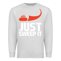 Dove Grey just sweep it! funny curling sports gift hoodie Premium Sweatshirt - lanVoArt