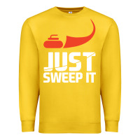 Lemon just sweep it! funny curling sports gift hoodie Premium Sweatshirt - lanVoArt