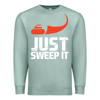 Seafoam just sweep it! funny curling sports gift hoodie Premium Sweatshirt - lanVoArt