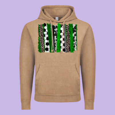 Soccer Brushstroke Vintage Hoodie Designed By Howdyjamesfarm