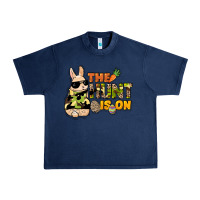 Navy The hunt is on Easter Day Urban Heavy Tee - HowdyJamesFarm