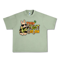 Oil Green The hunt is on Easter Day Urban Heavy Tee - HowdyJamesFarm