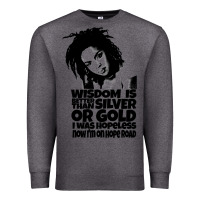 Charcoal Heather lover gift lauryn hill retro wave Premium Sweatshirt - lanVoArt