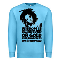 Ocean Blue lover gift lauryn hill retro wave Premium Sweatshirt - lanVoArt
