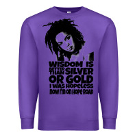 Purple lover gift lauryn hill retro wave Premium Sweatshirt - lanVoArt