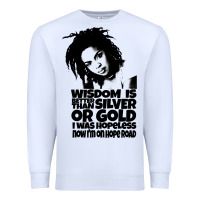 White lover gift lauryn hill retro wave Premium Sweatshirt - lanVoArt