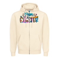 Sandshell happy easter coffee Zipper Hoodie - CowhideDigitalArt