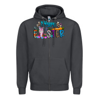 Smoke happy easter coffee Zipper Hoodie - CowhideDigitalArt