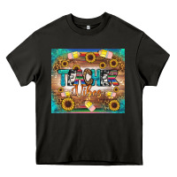 Asphalt teacher vibes tumbler Heavy Core Tee - BundleAndBundleShop