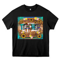 Black teacher vibes tumbler Heavy Core Tee - BundleAndBundleShop