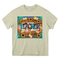 Mossy teacher vibes tumbler Heavy Core Tee - BundleAndBundleShop