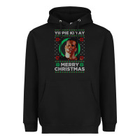 Black Hot Trend Die Hard Christmas Yippie Ki Yay Heavyweight Hoodie - lanVoArt