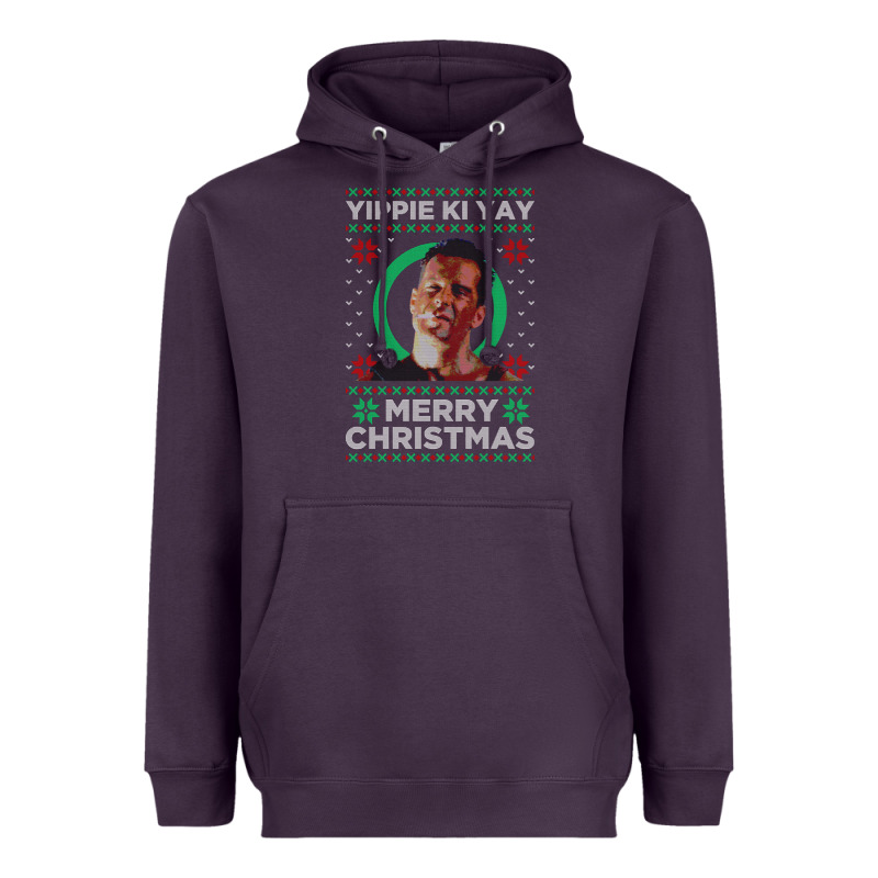 Hot Trend Die Hard Christmas Yippie Ki Yay Heavyweight Hoodie by lanVoArt | Teevron