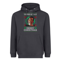 Smoke Hot Trend Die Hard Christmas Yippie Ki Yay Heavyweight Hoodie - lanVoArt